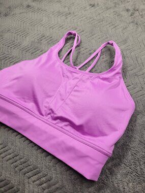 Avia longline athletic sports bra size large magenta new with tags